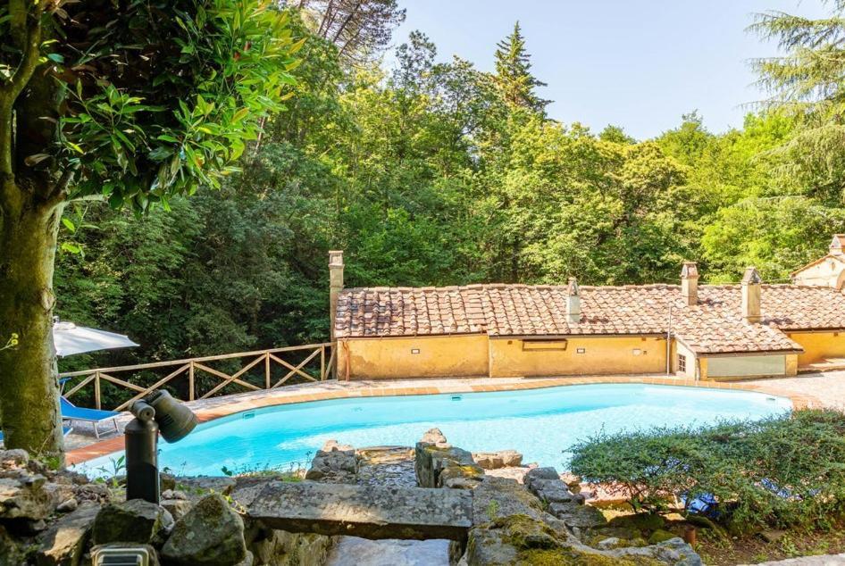 Molin Barletta - Nice Holiday House With Private Pool Marliana, Toscana Villa Buitenkant foto